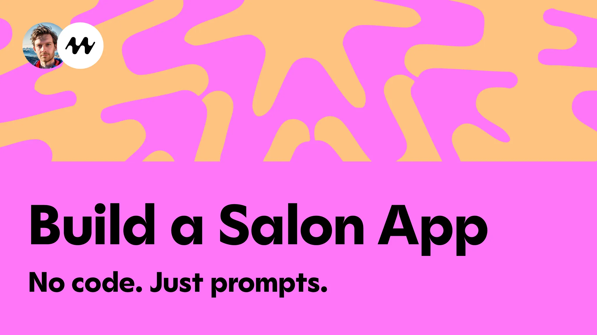 Build a salon booking app without code — marketing site, online booking, and client management built with AI prompts