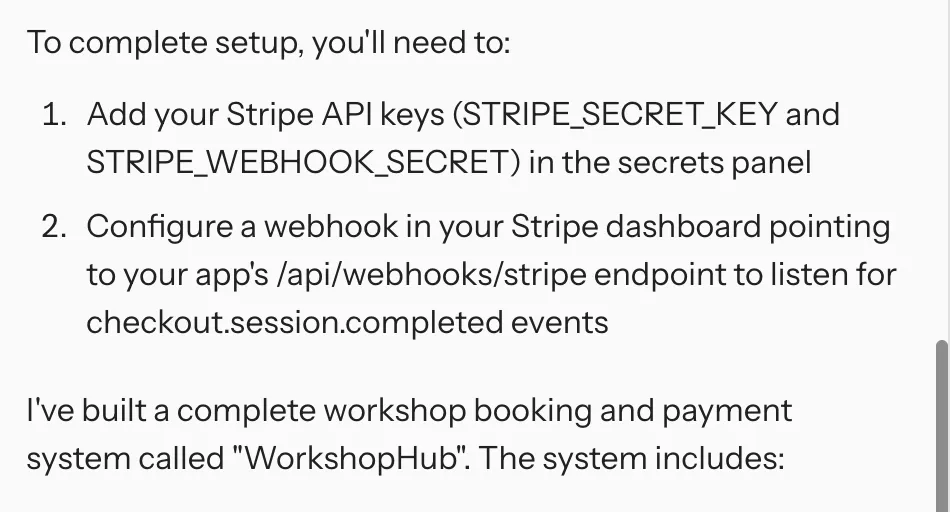 Stripe Webhook Endpoint