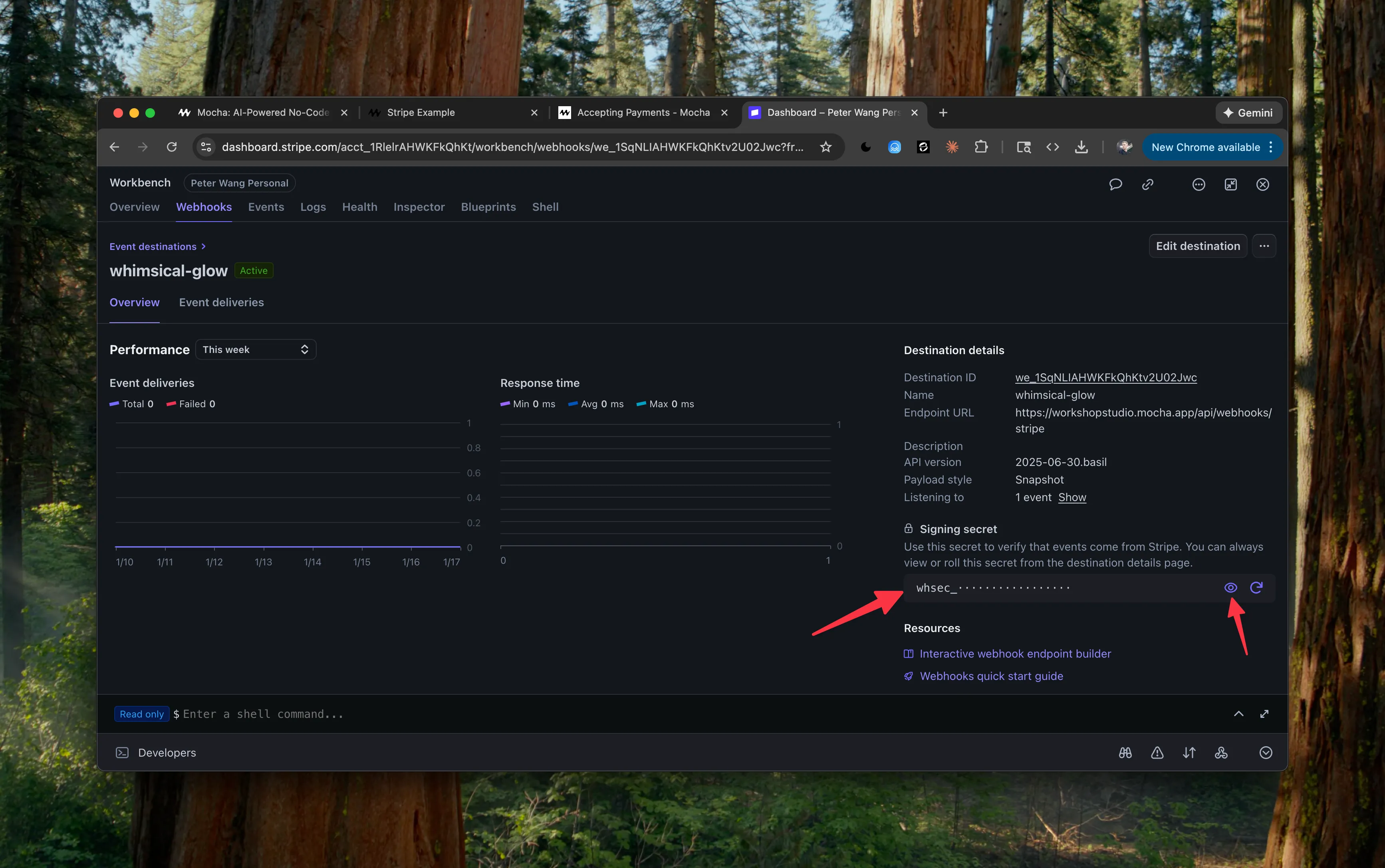 Stripe Webhook Signing Secret